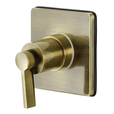 Kingston Brass KS3043NDL Single-Handle Three-Way Diverter Valve with Trim Kit, Antique Brass KS3043NDL